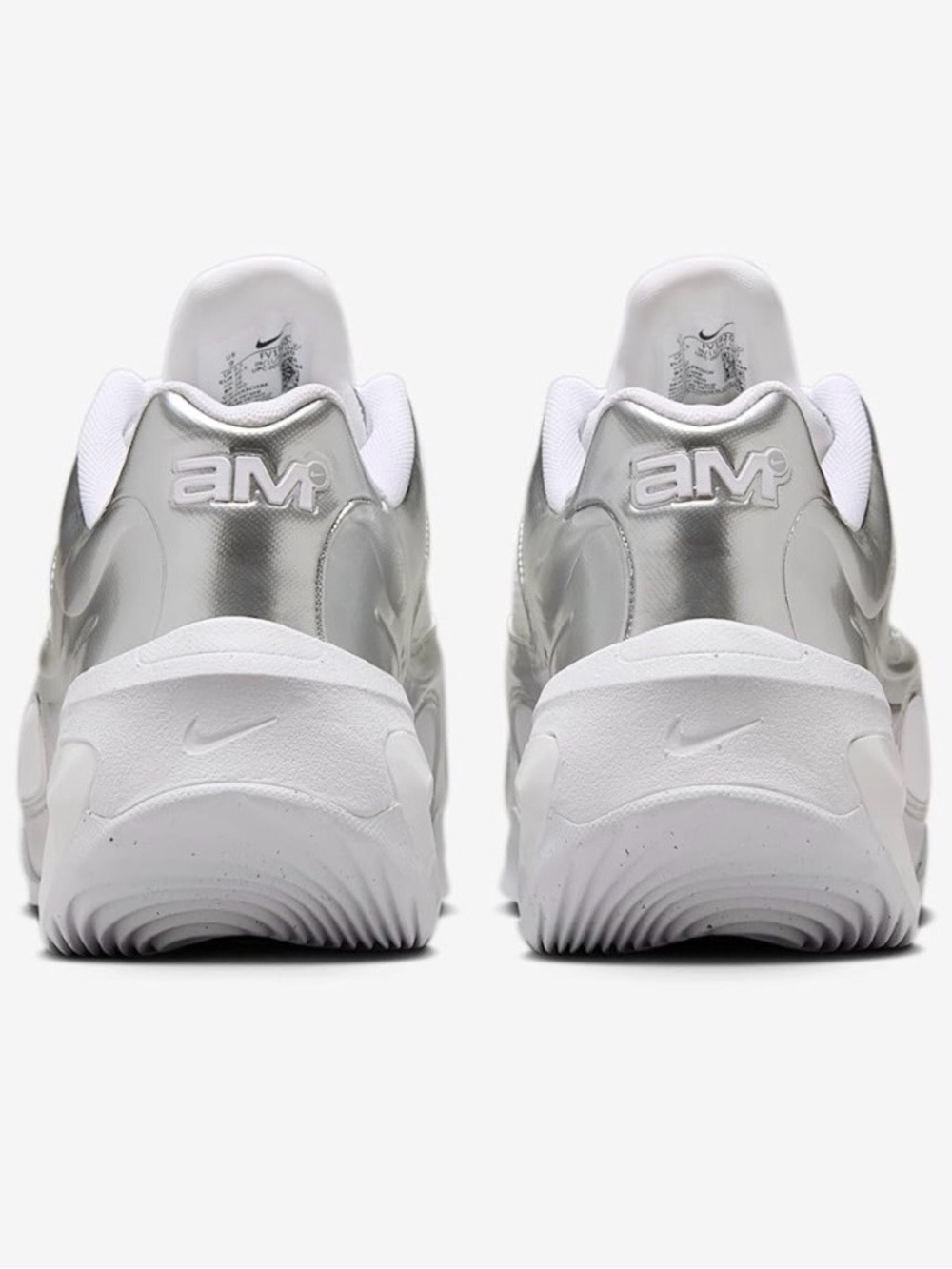 Nike Women's Air Max Muse in White/Metallic Silver/Pure Platinum - Picture 2 of 6